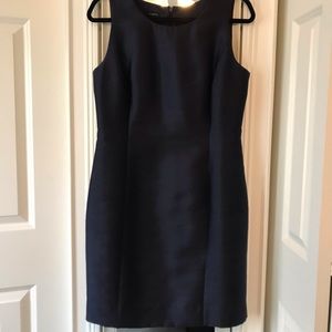 Talbots Navy Silk Dress